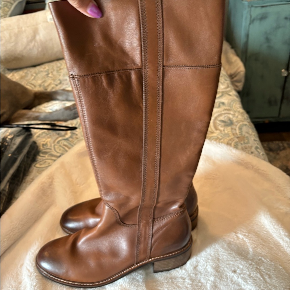 Paul Green Brown Heeled Boots